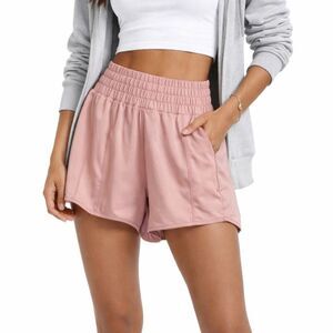 CRZ Yoga Shorts Women's Size S Pink Athleisure Performance Sportwear